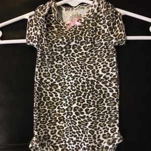 Animal print onesie
